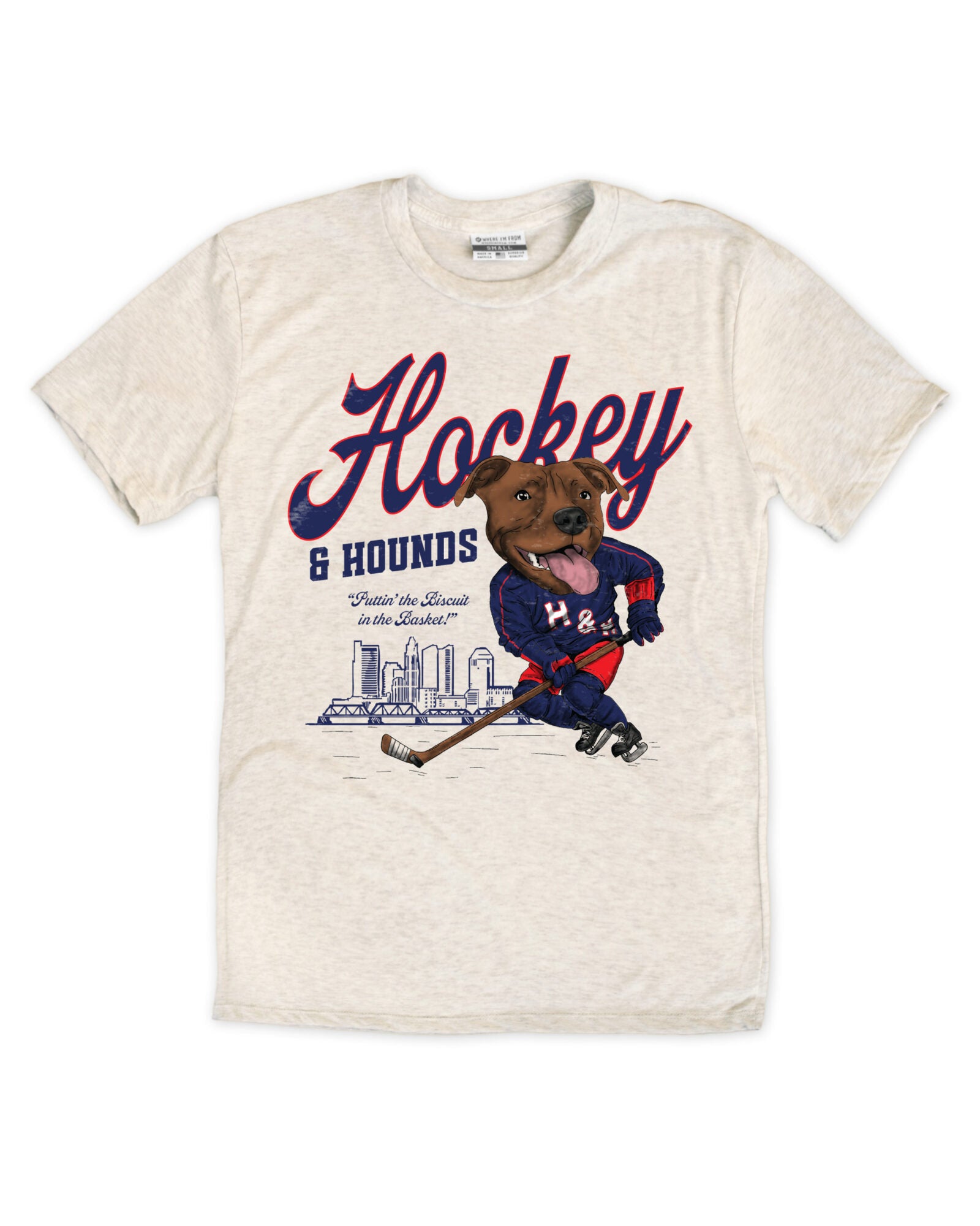 Hockey & Hounds "Biscuit in the Basket" Tee