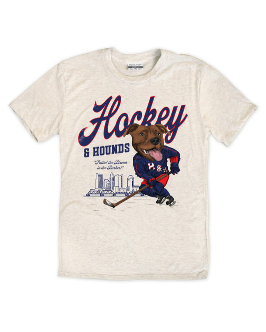 Hockey & Hounds "Biscuit in the Basket" Tee