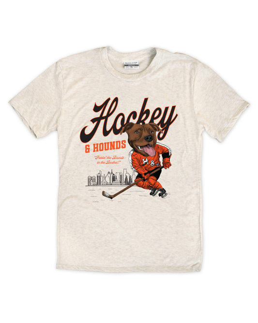 Hockey & Hounds Philly "Biscuit in the Basket" Tee