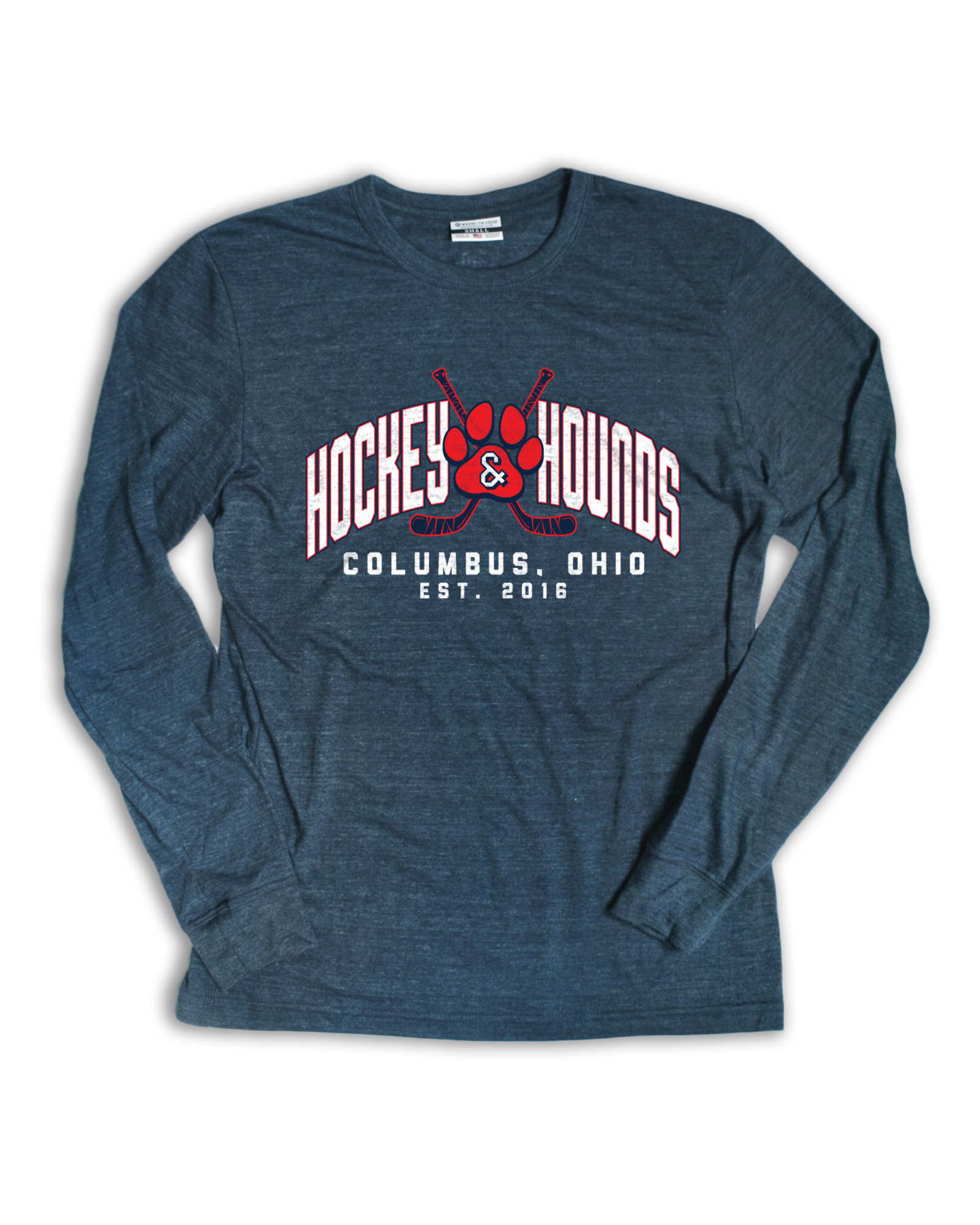 Hockey & Hounds Est. 2016 Long Sleeve