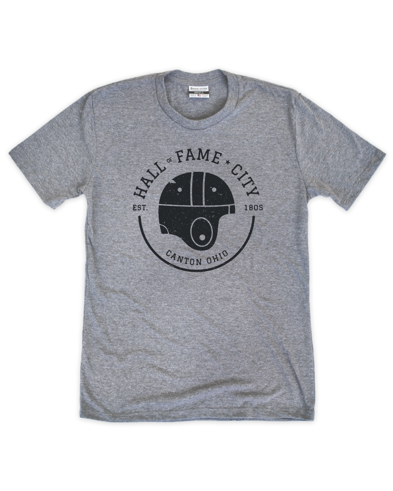 Hall of Fame City Helmet Tee