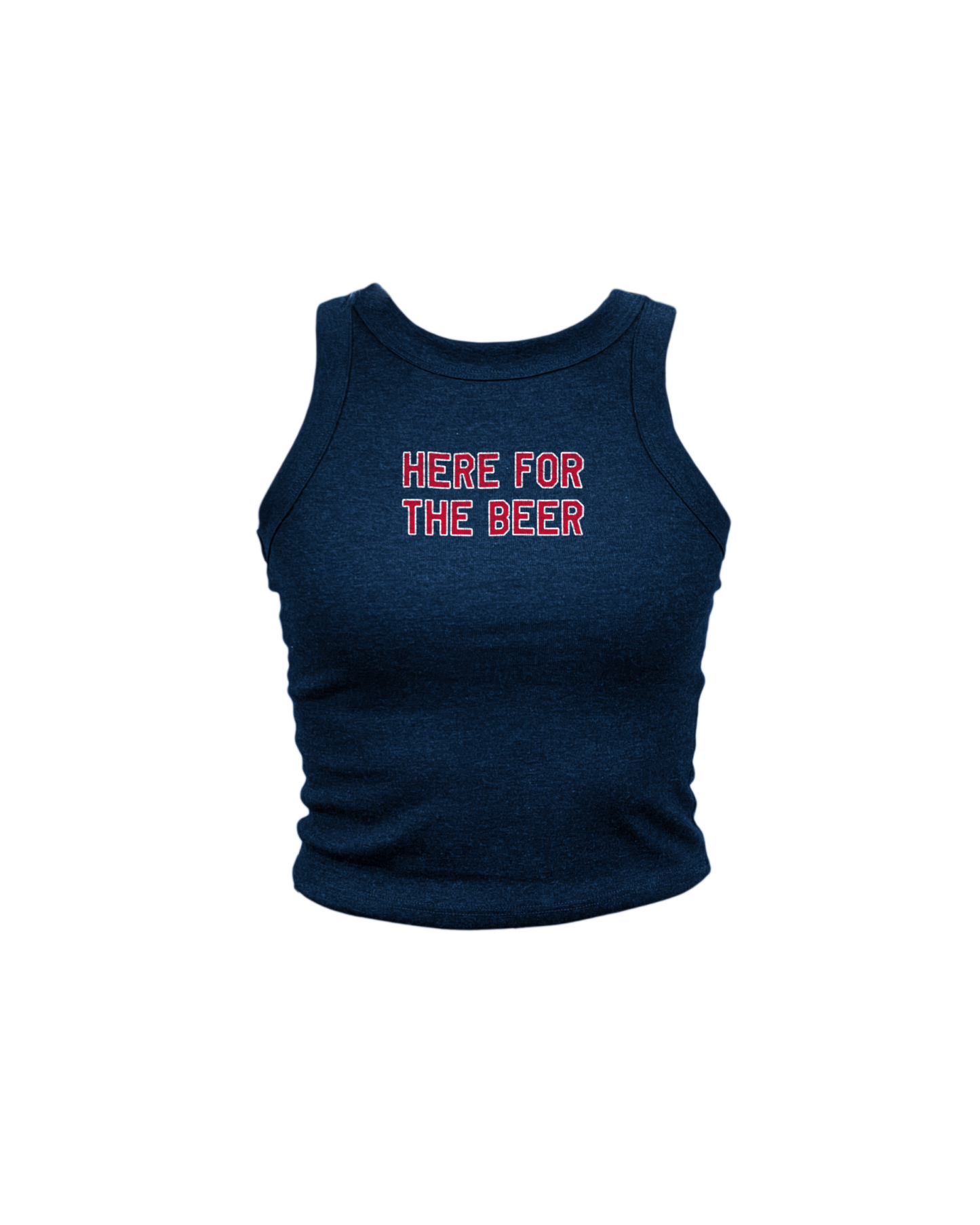 Here For Beer High Neck Tank