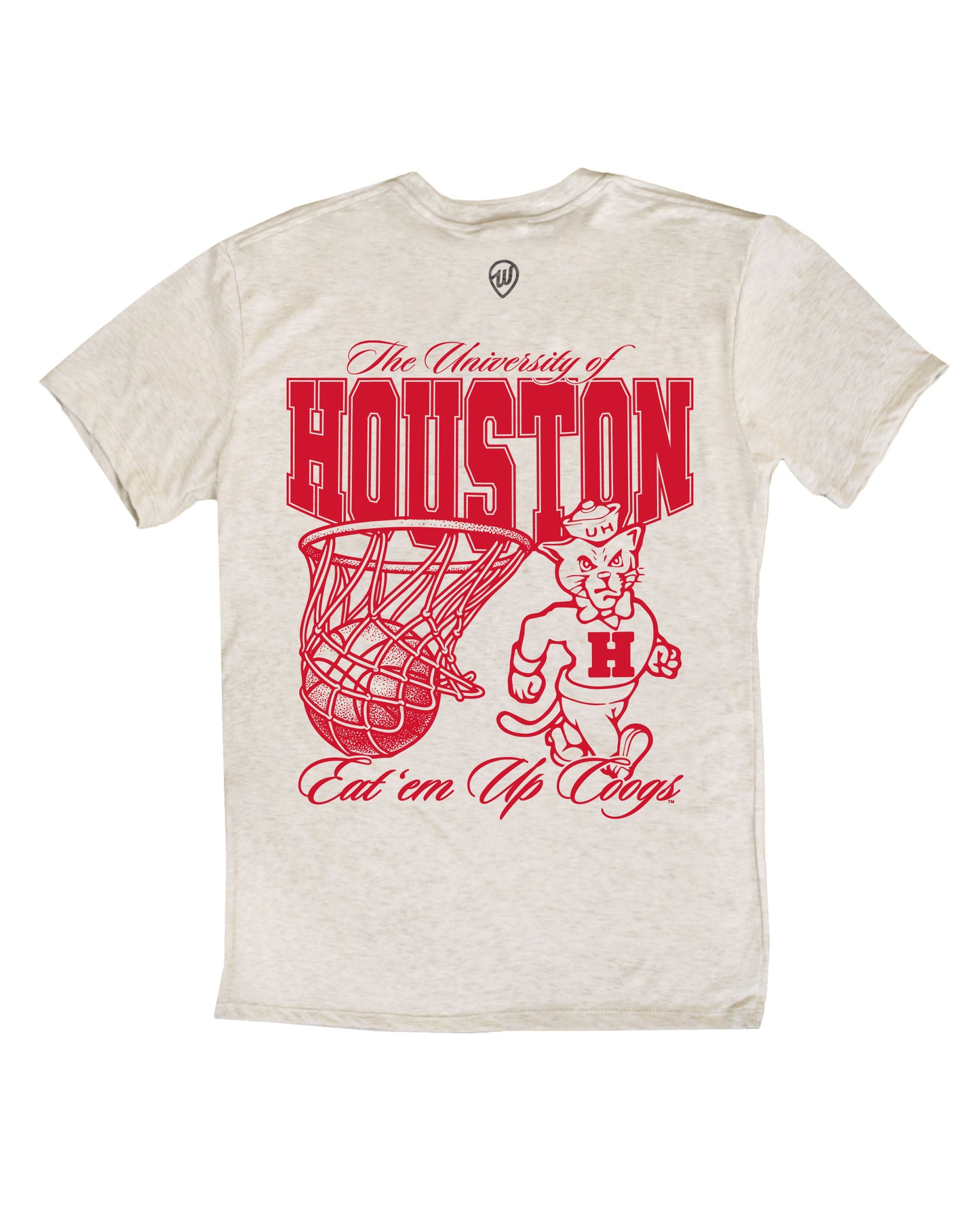 Houston Basketball F/B Tee