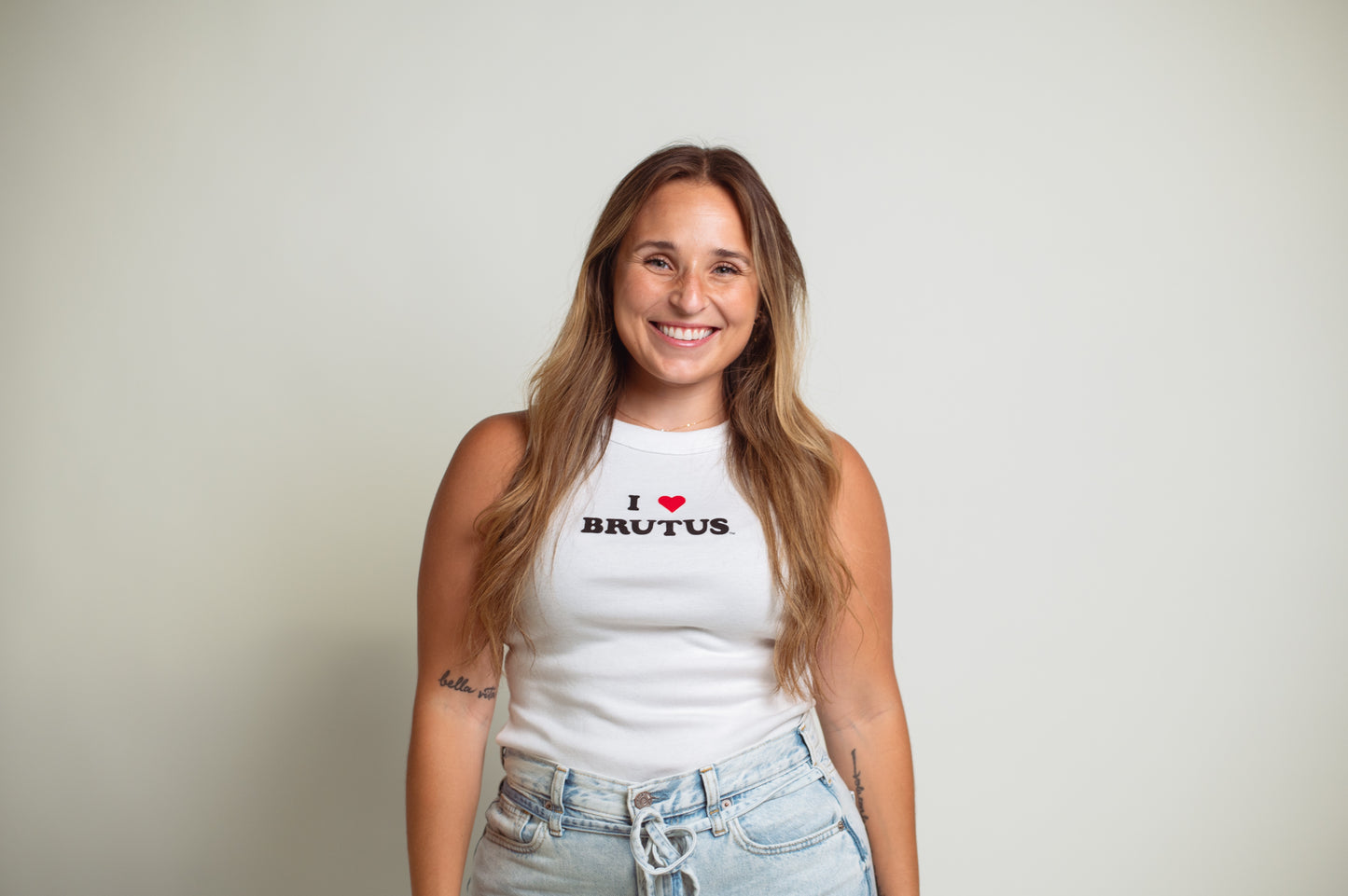 I Love Brutus High Neck Tank