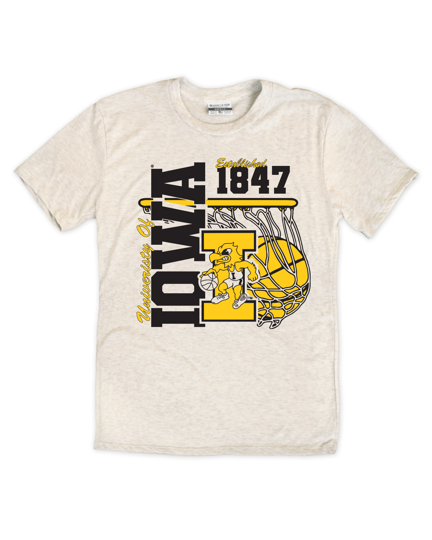 University of Iowa Basketball Tee