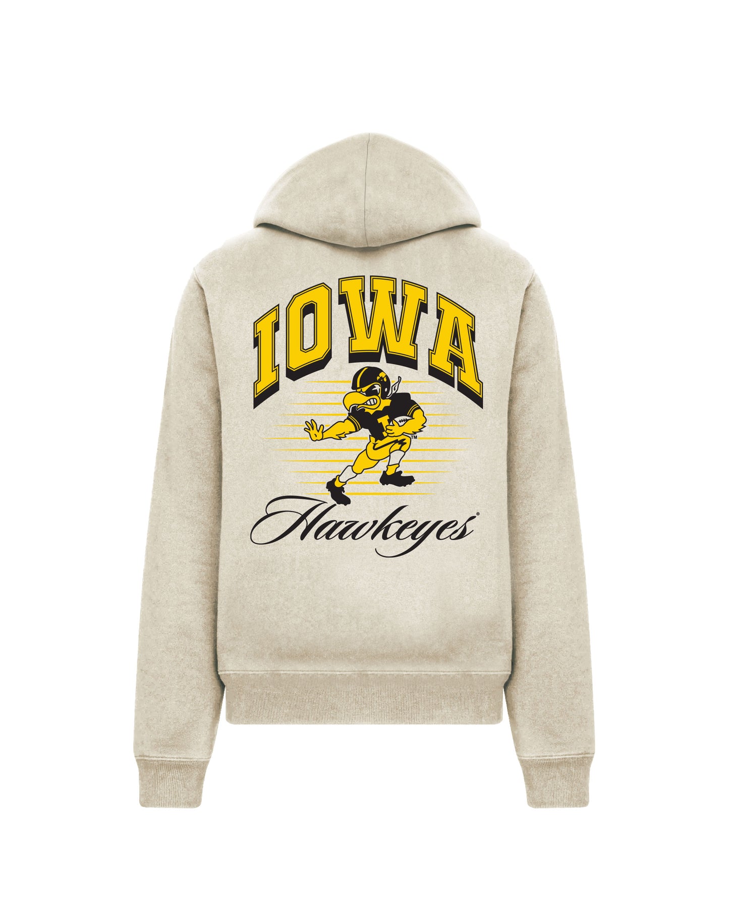 Iowa Hawkeyes Patch Cotton Hoodie