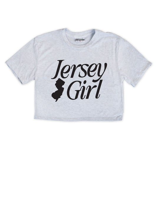 Jersey Girl State Cropped Tee