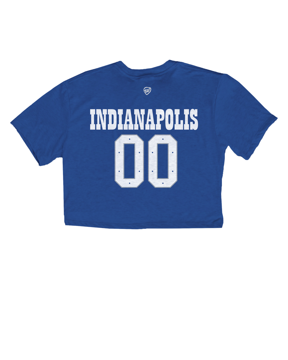 Indianapolis Jersey Cropped Tee