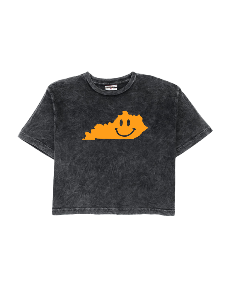 Kentucky Smiley Cropped Tee