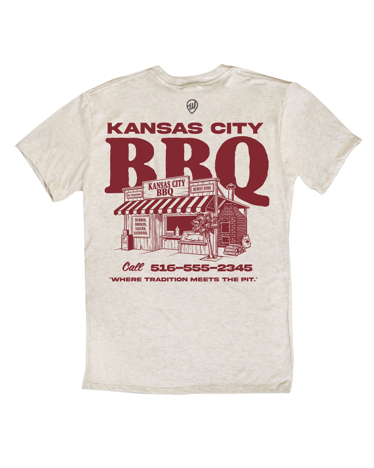 Kansas City BBQ F/B Tee