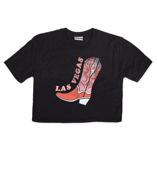 Las Vegas Boot Cropped Tee