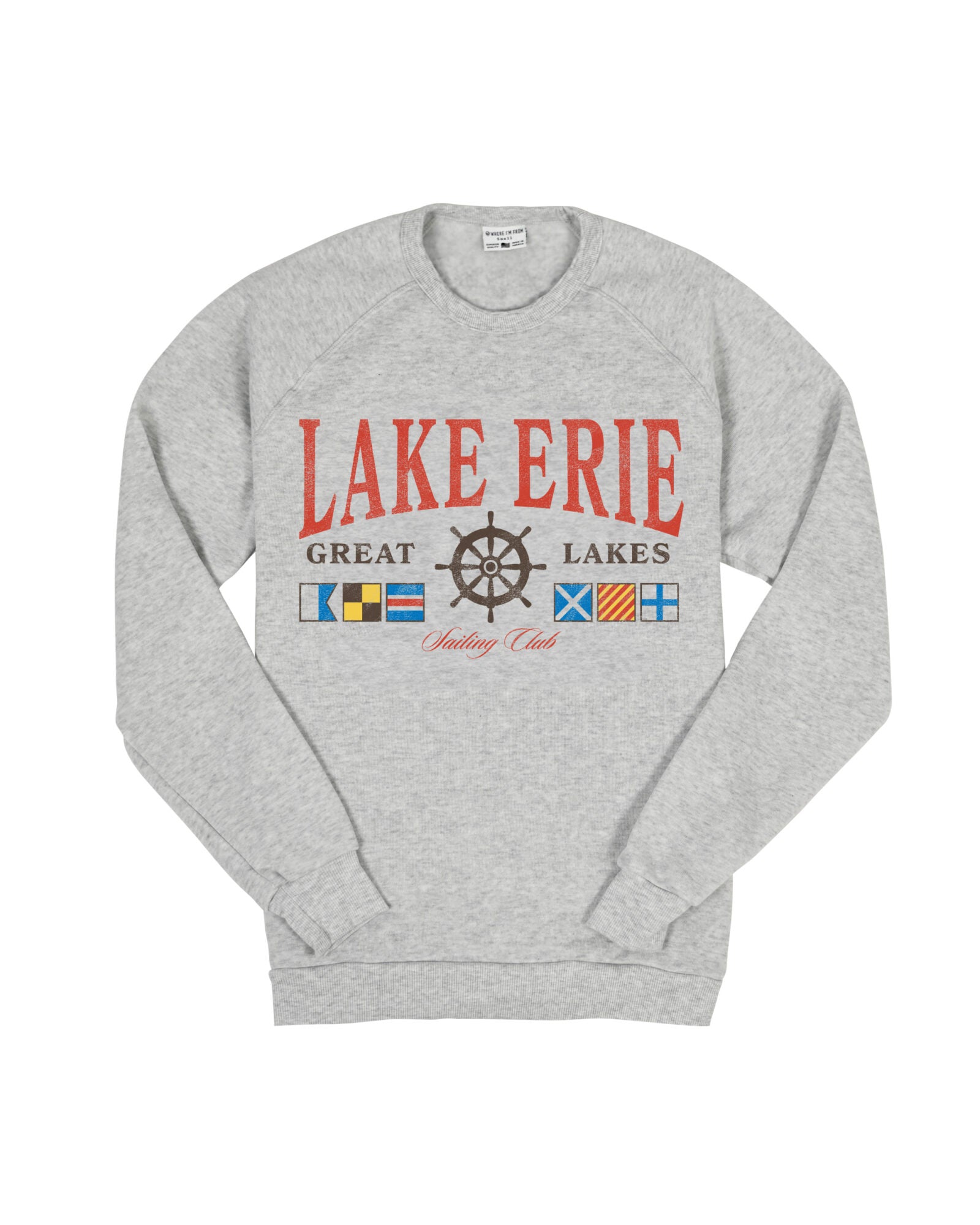 Lake Erie Sailing Club Ash Sweatshirt Where I'm From