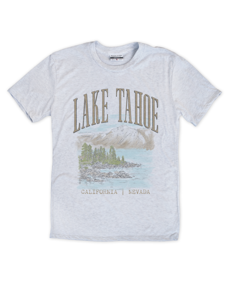Lake Tahoe Watercolor Tee