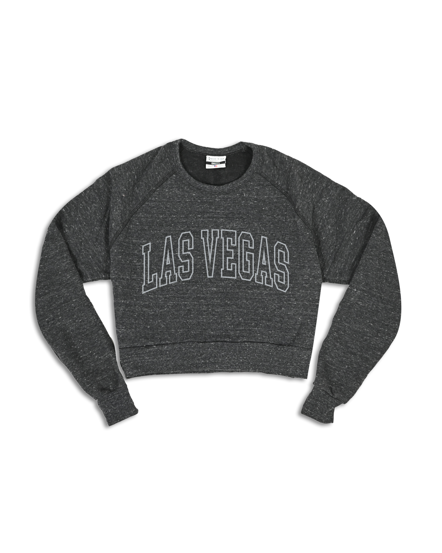 Las Vegas Arch Outline Cropped Crew Sweatshirt