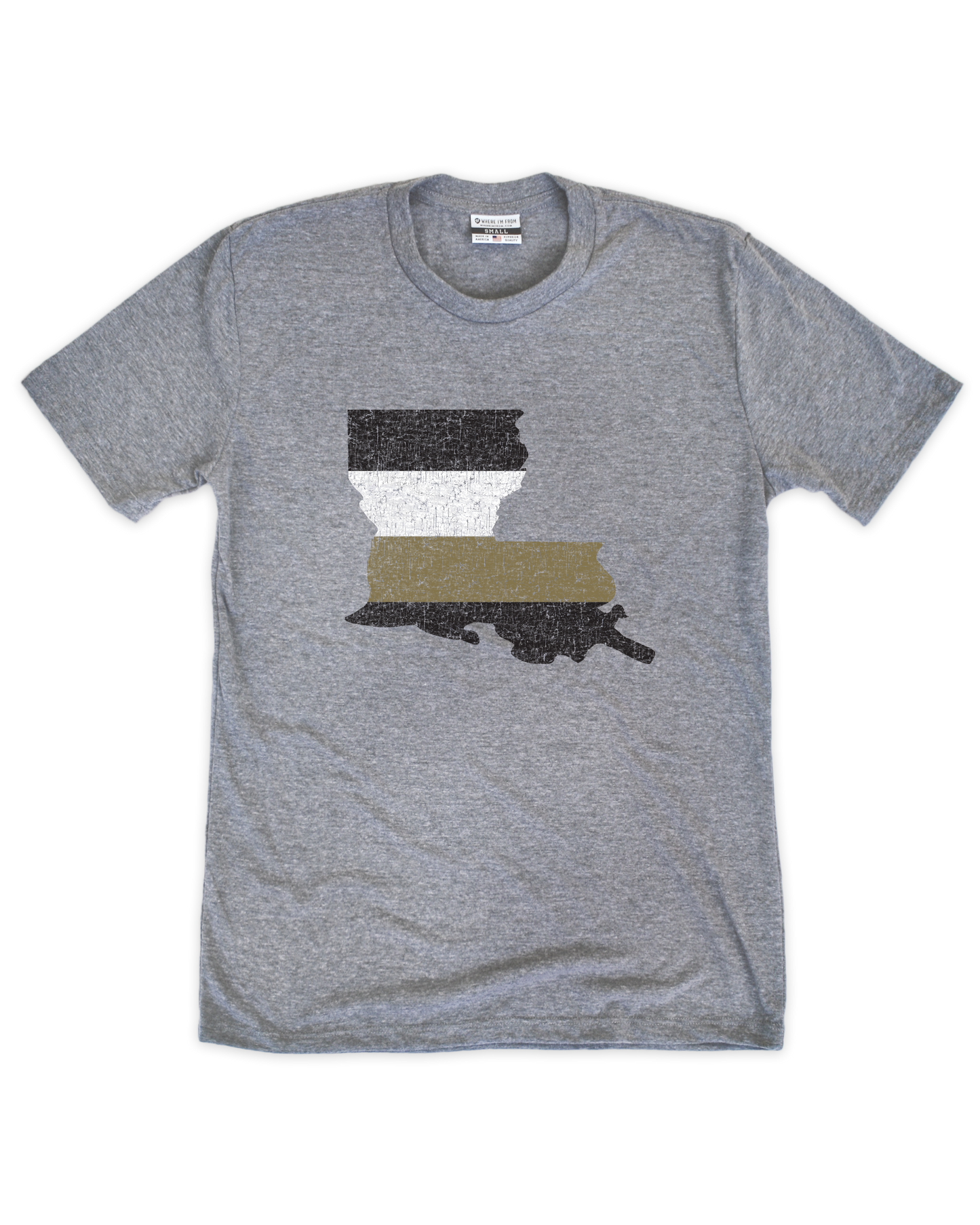 Louisiana State Stripe Tee