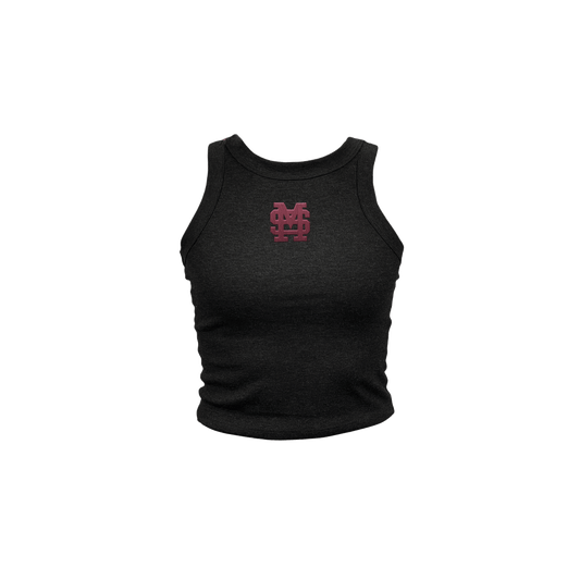 MSU Embroidered Baseball Logo High Neck Tank