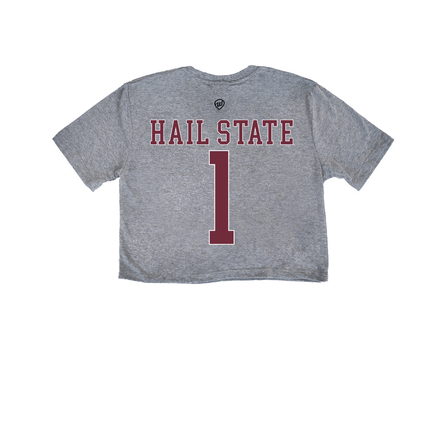 Mississippi State Bulldogs Hail State Jersey Cropped Tee