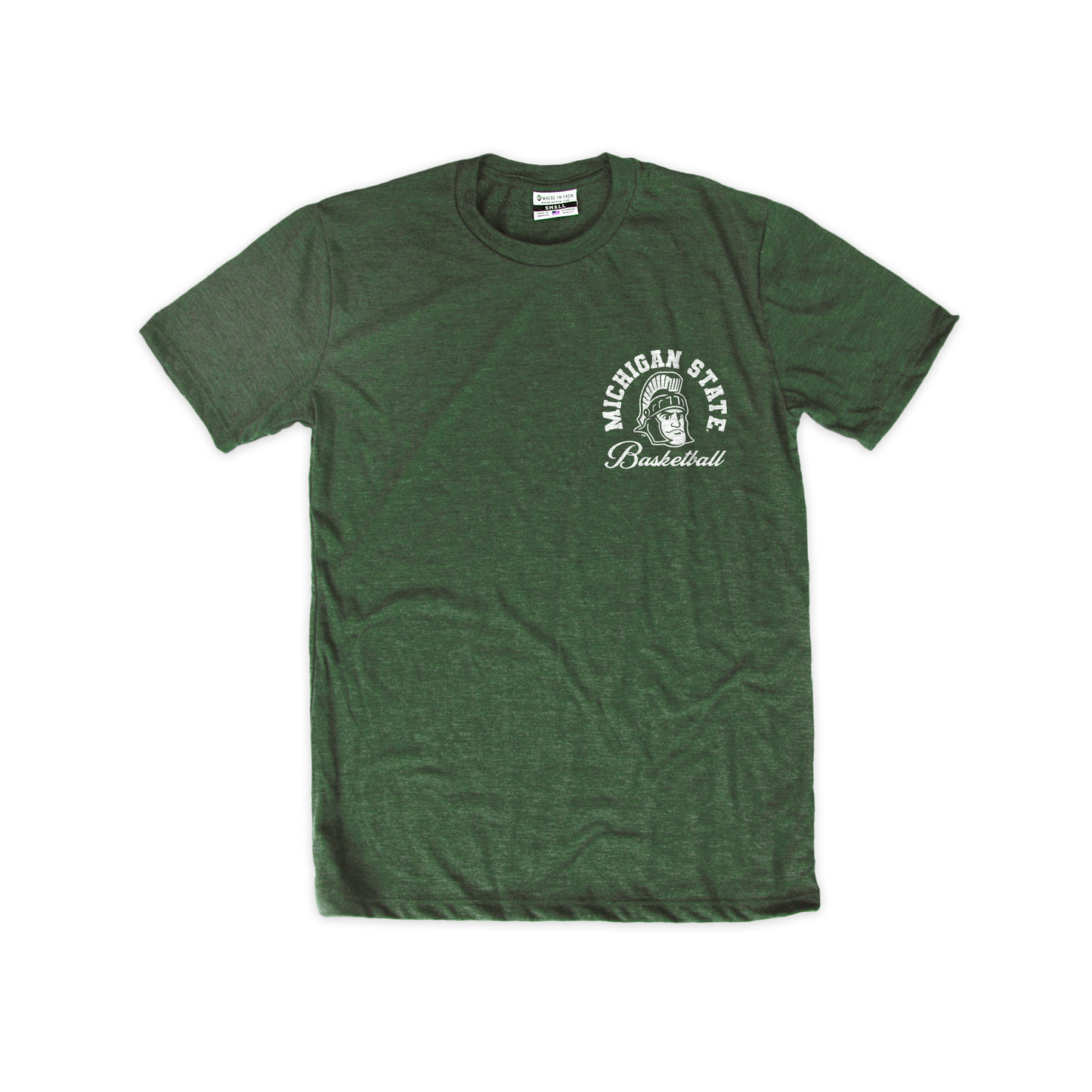 Michigan State Basketball Front/Back Tee
