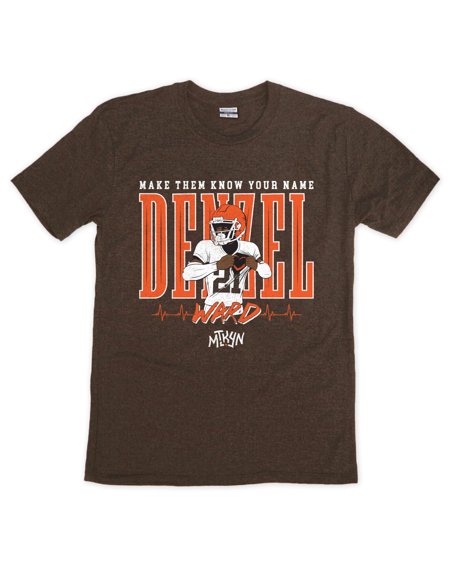 Denzel Ward Make Them Know Your Name Tee