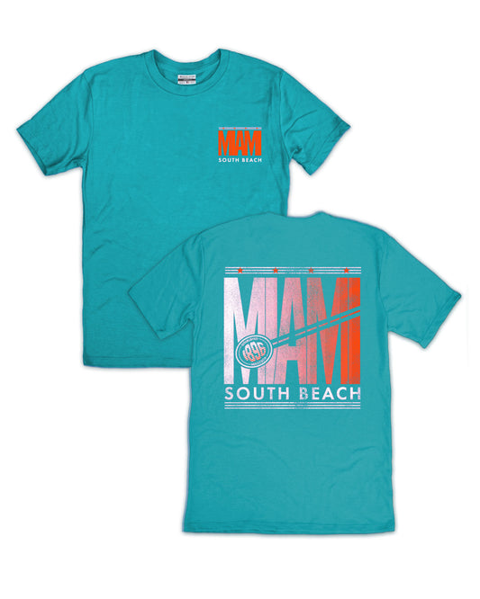 Miami South Beach Front/Back Tee