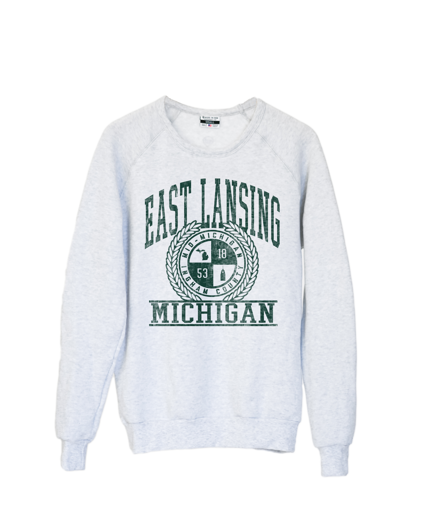 East Lansing Crest Crew Sweatshirt