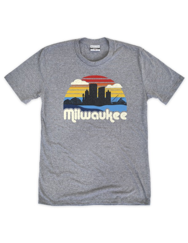 Milwaukee Colorful Skyline Tee