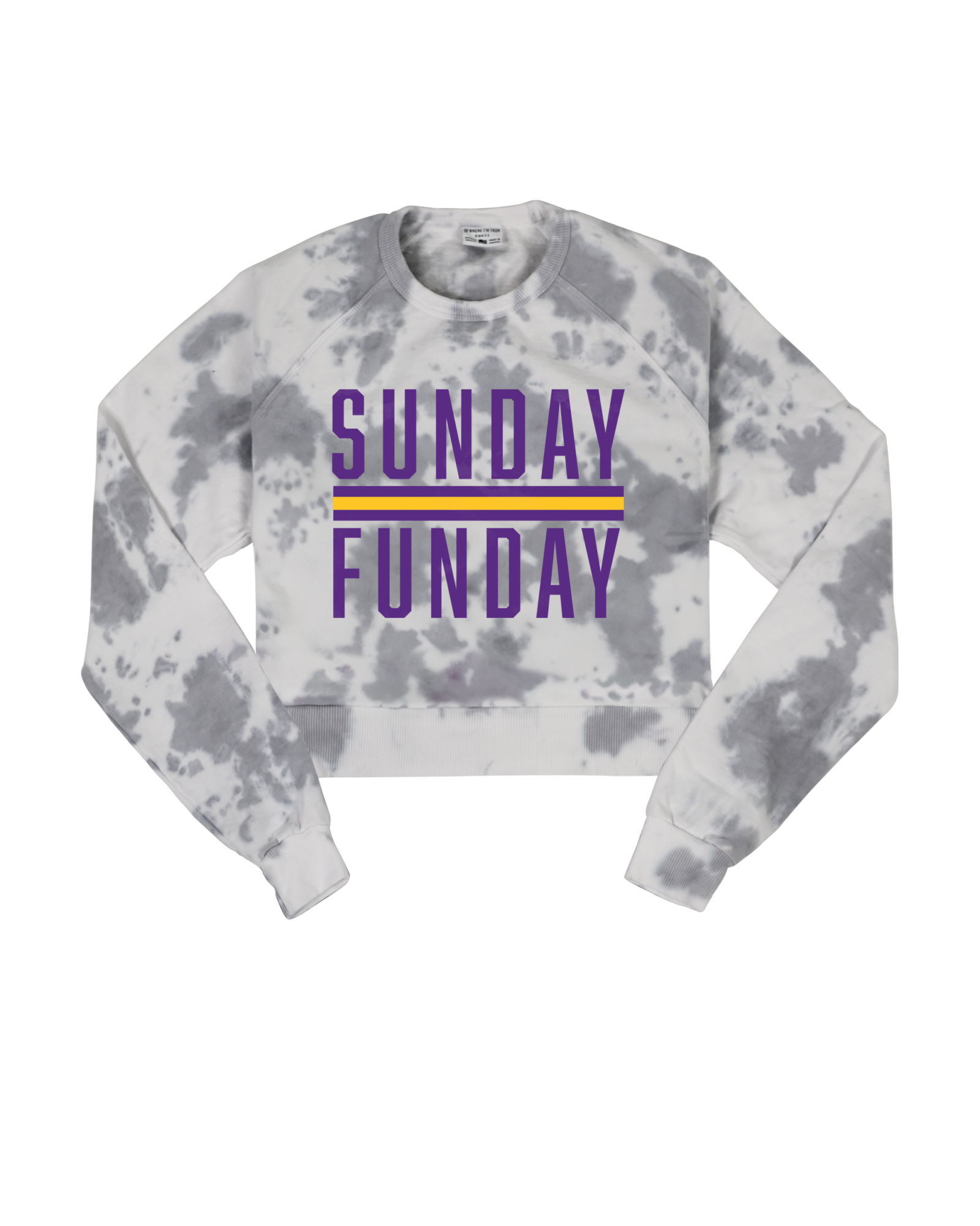 Minn Sunday Funday Cropped Crew Sweatshirt
