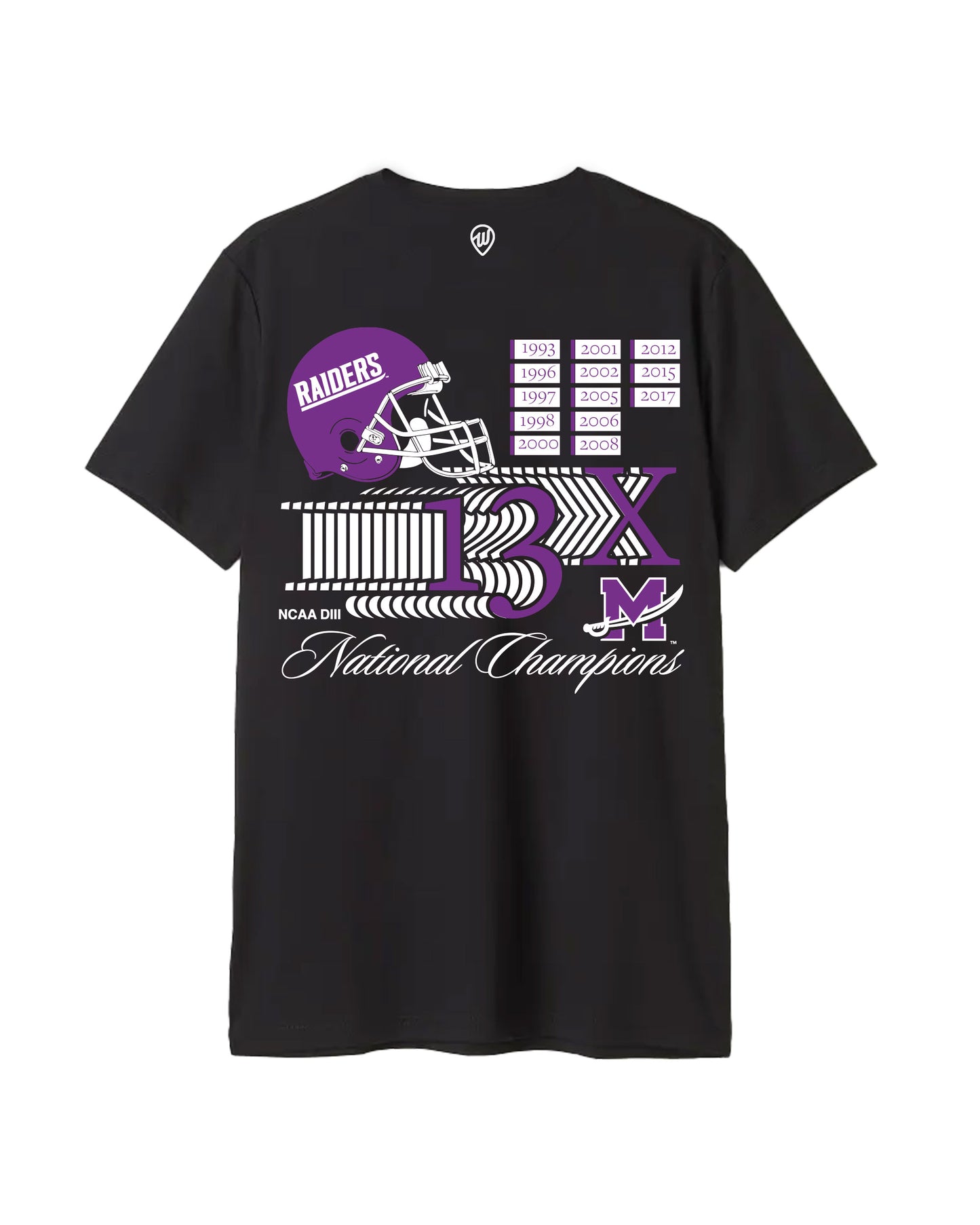 Mount Union 13x Champions Tee