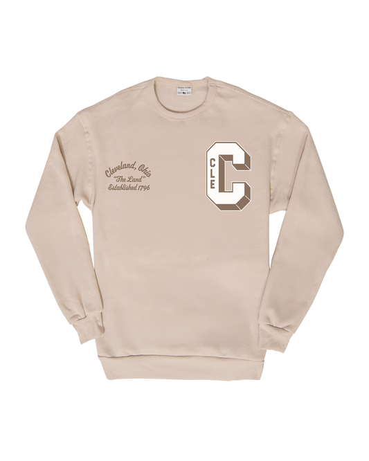 CLE Varsity Multi Font Crew Sweatshirt