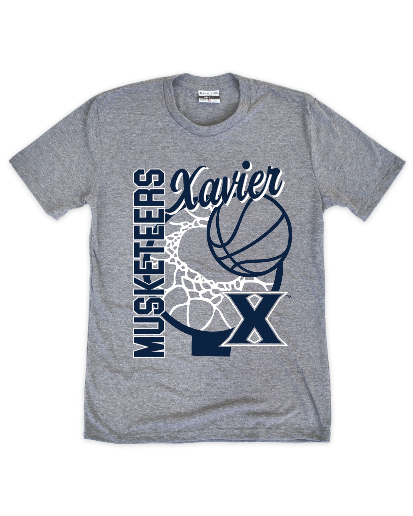 Xavier Musketeers Basketball Tee
