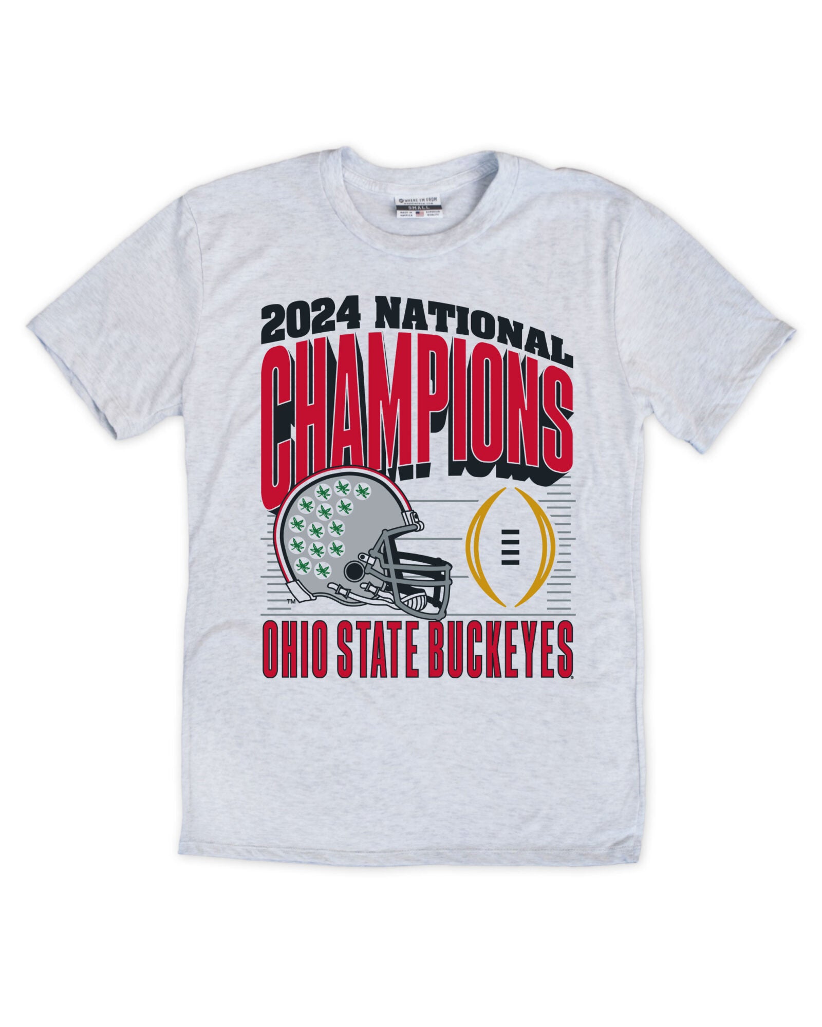 Ohio State Buckeyes College Football Playoff 2024 National Champions Tee
