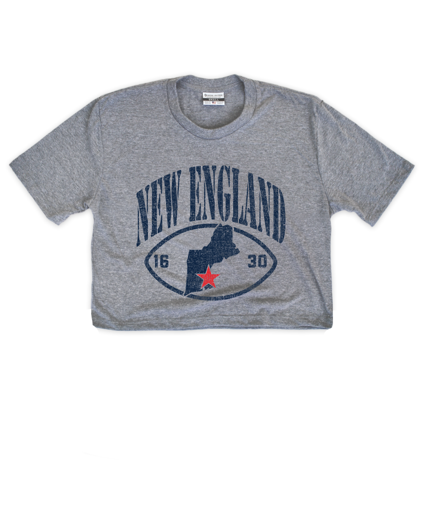 New England Oval Cropped Tee