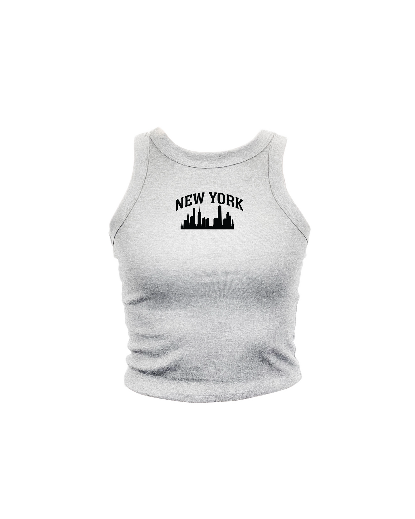 New York Skyline High Neck Tank