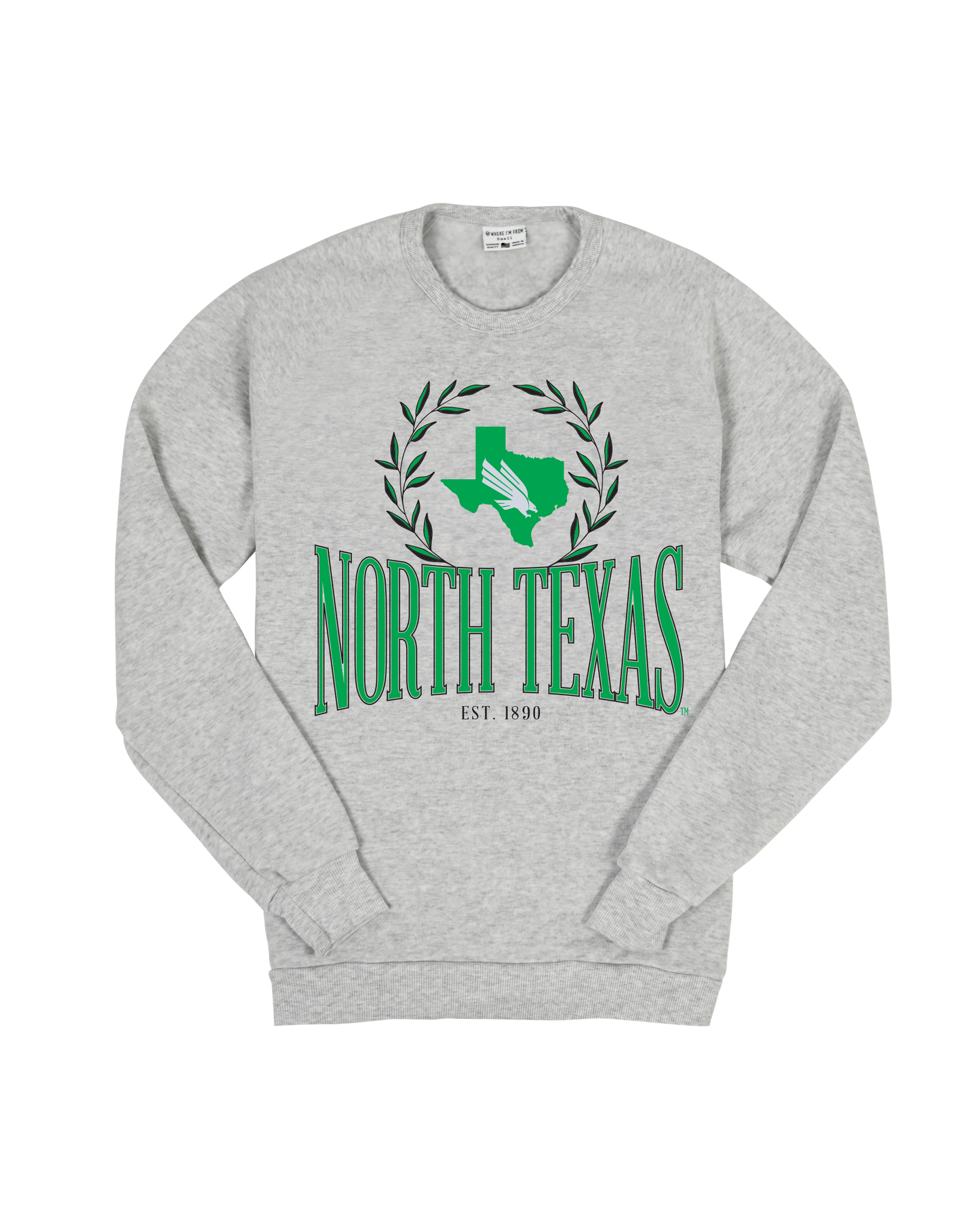 University of North Texas Vines Crew Sweatshirt