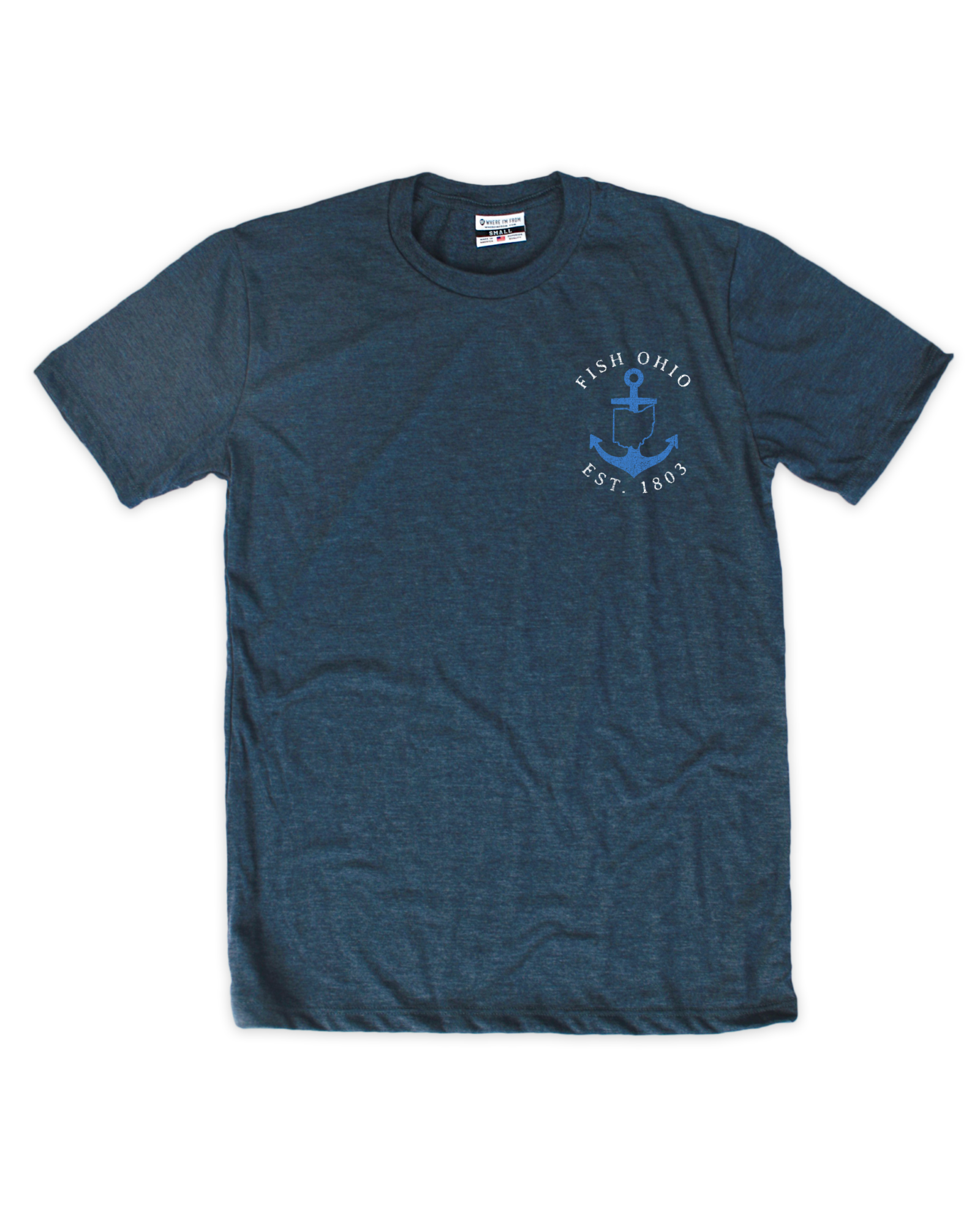 Ohio Fish Anchor Patch Tee