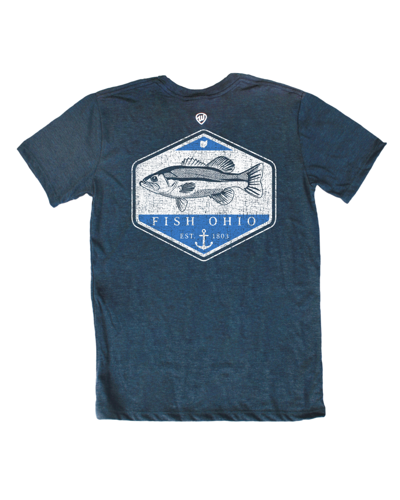 Ohio Fish Anchor Patch Tee