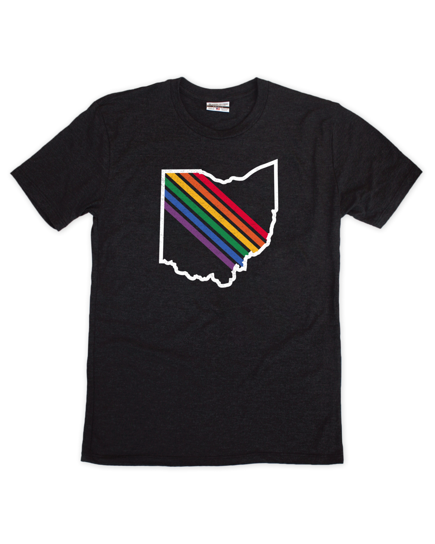Ohio Rainbow Stripes Tee