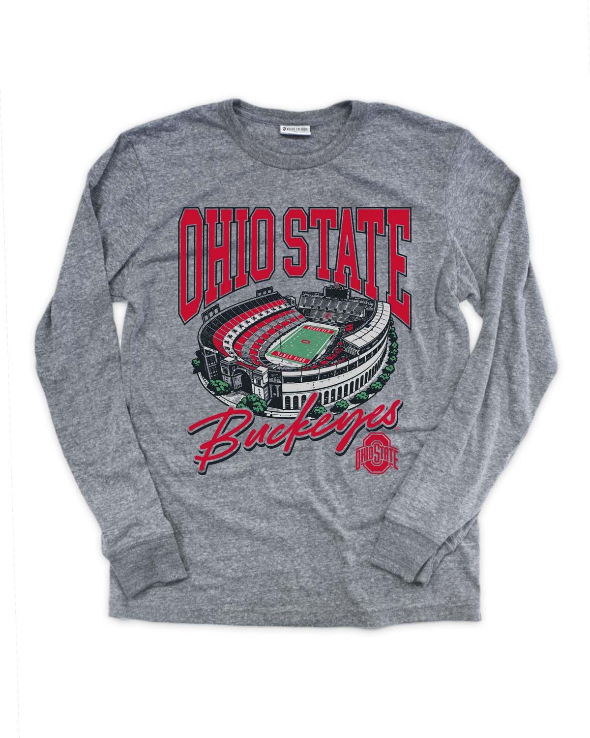 Ohio State Buckeyes Stadium Longsleeve