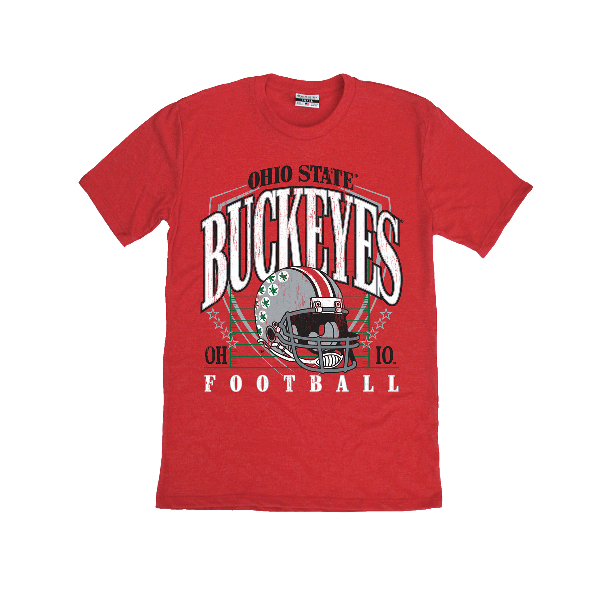 Ohio State Buckeyes Football Helmet Tee