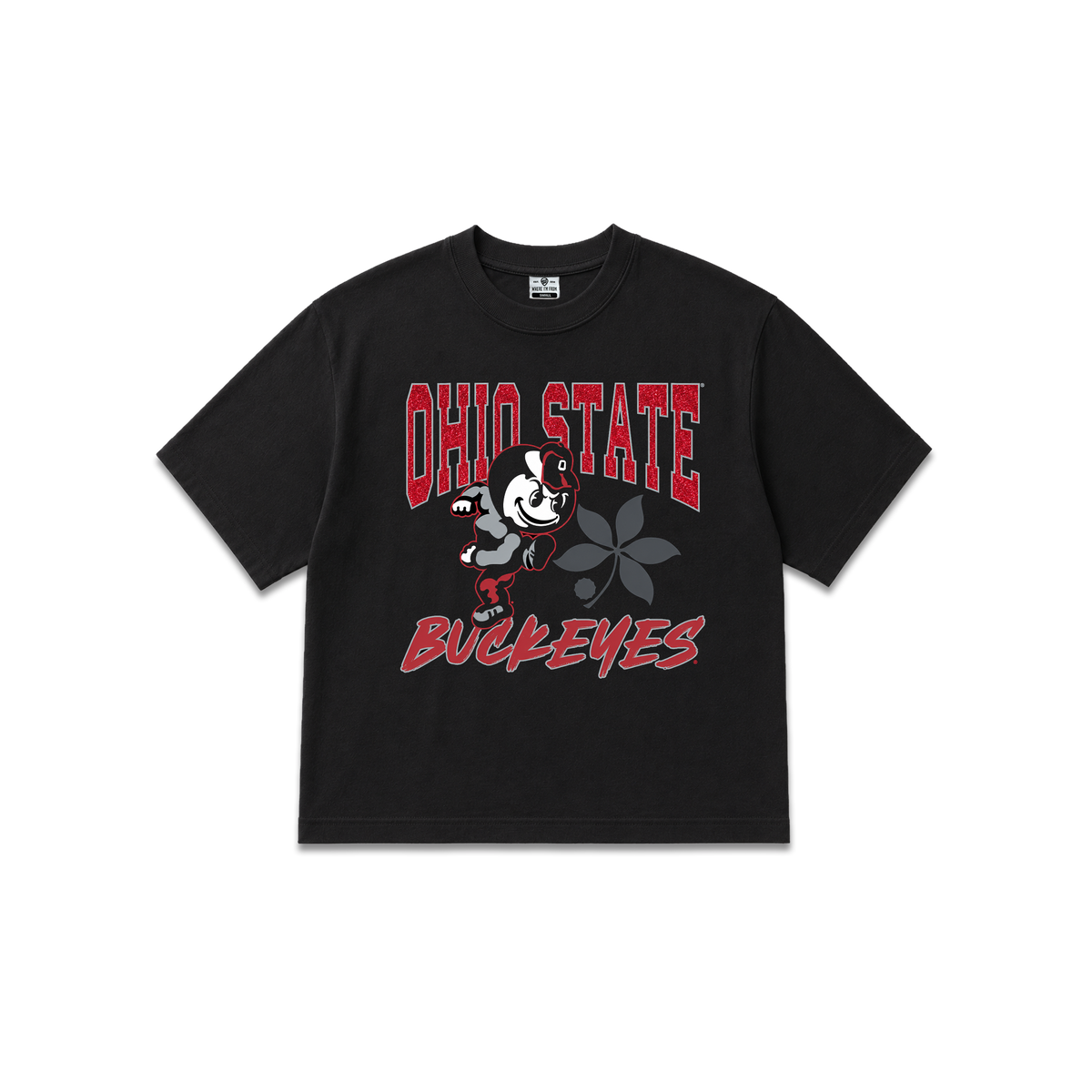 Ohio State Buckeyes Glitter Easy Tee