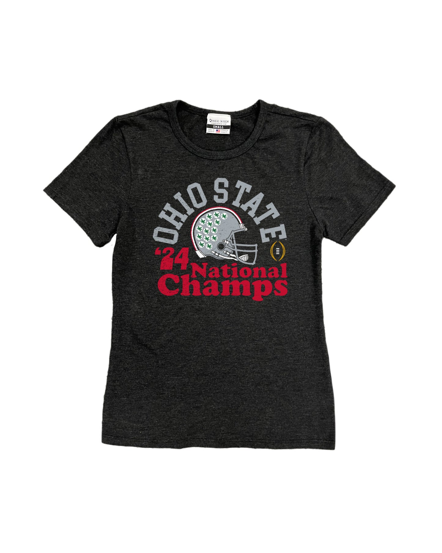 Ohio State Buckeyes College Football Playoff 2024 National Champions Women's Tee