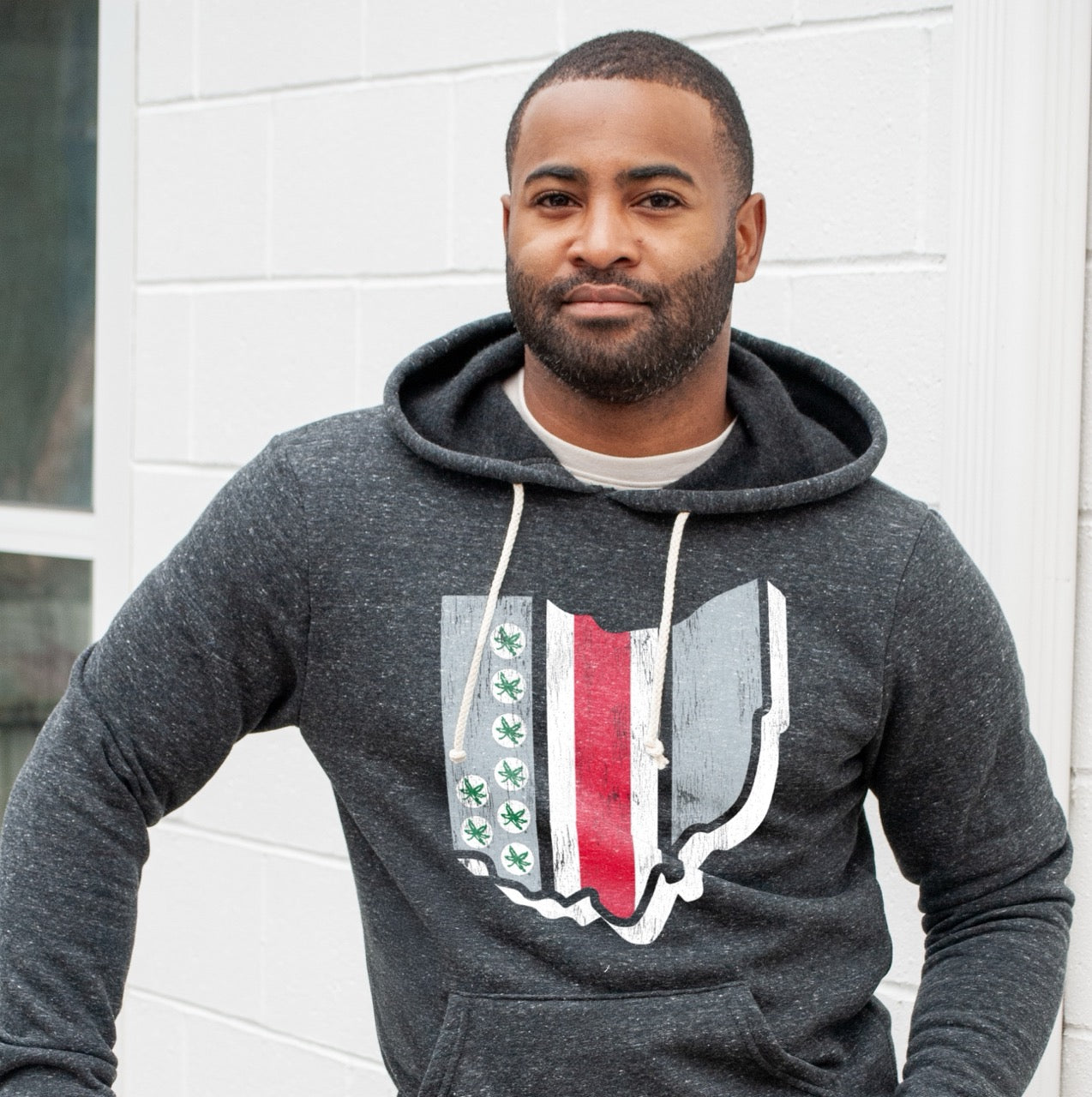 OSU State Stripe Hoodie