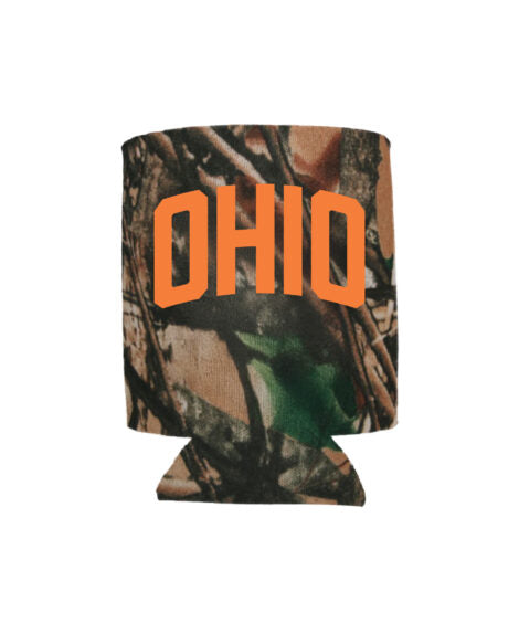 Simple Ohio Camo Can Cooler