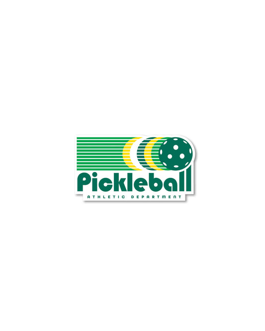 Pickleball Athletic Department Sticker