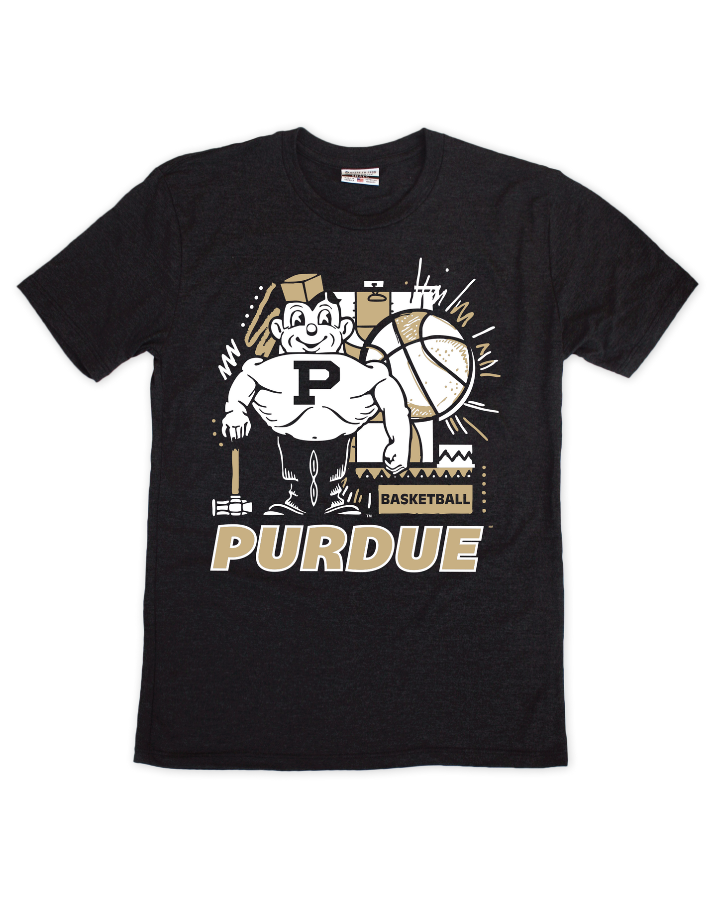 Purdue University Basketball Tee