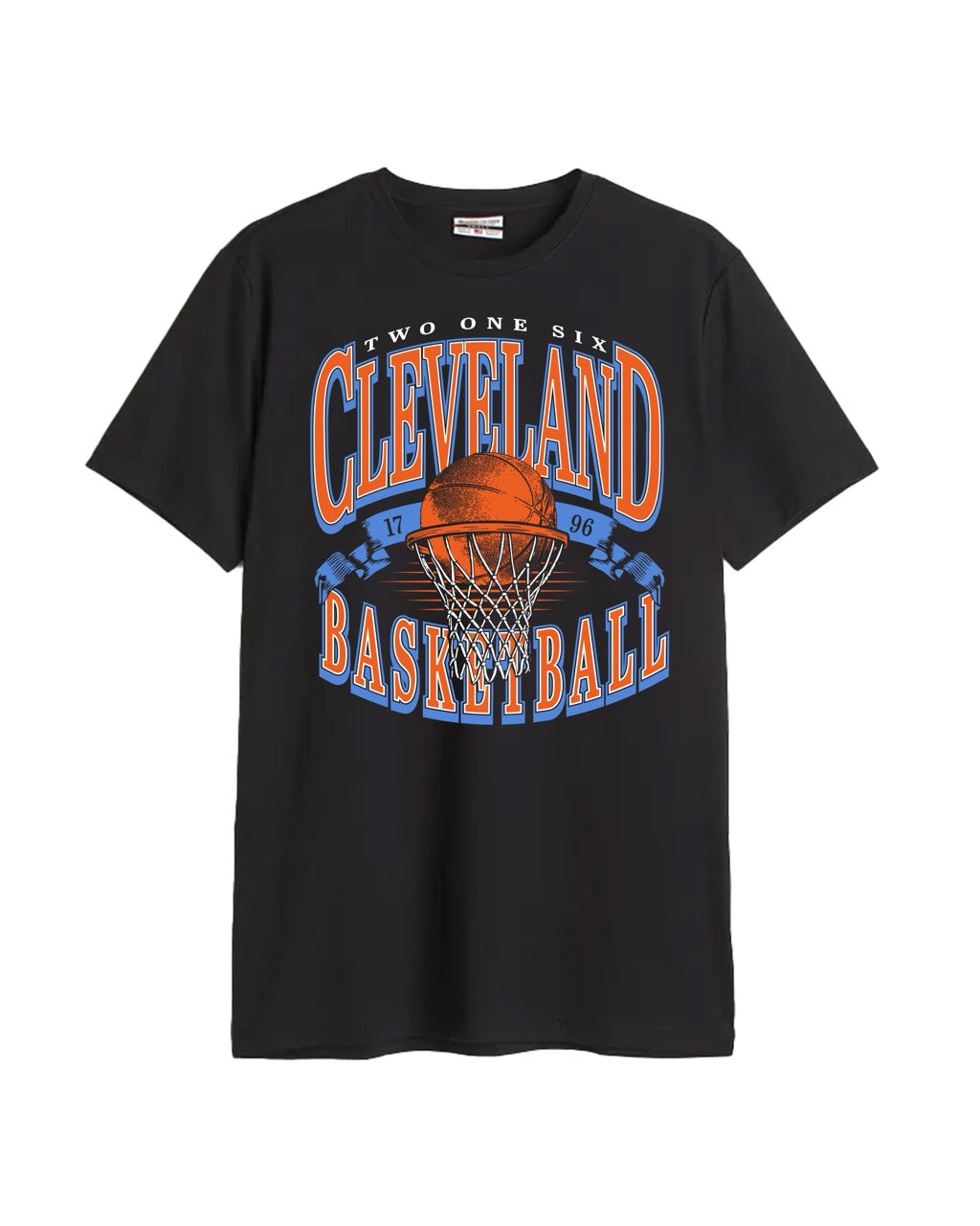 Cleveland Hoops Cotton Tee