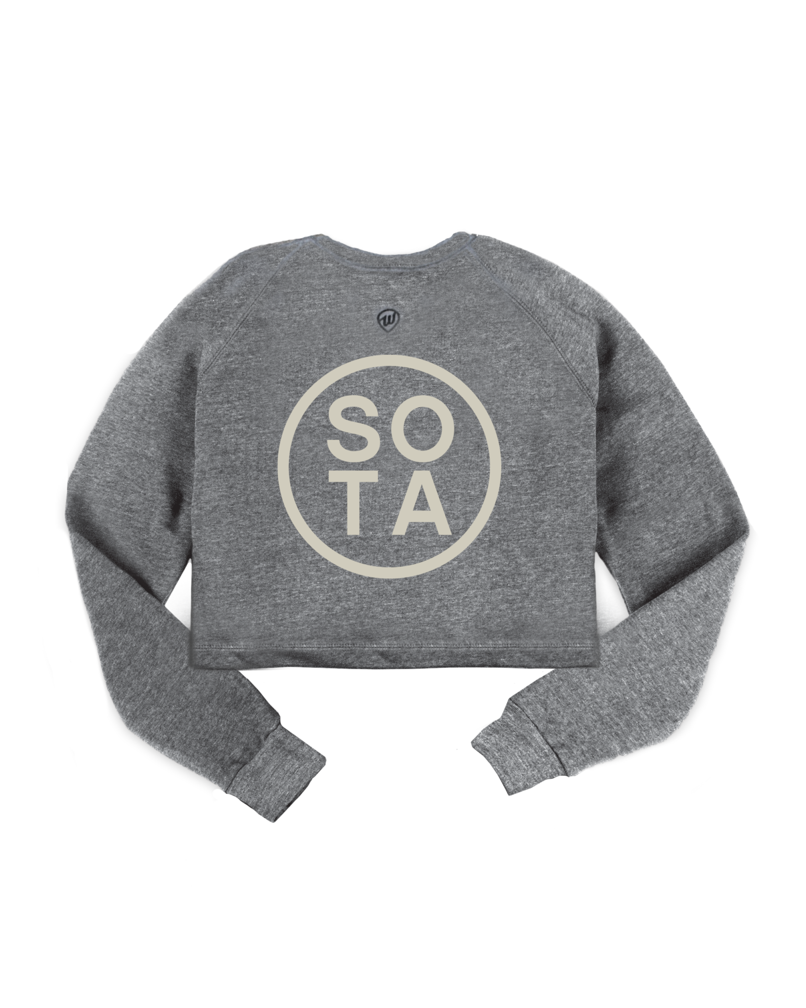 Sota Circle Cropped Crew Sweatshirt
