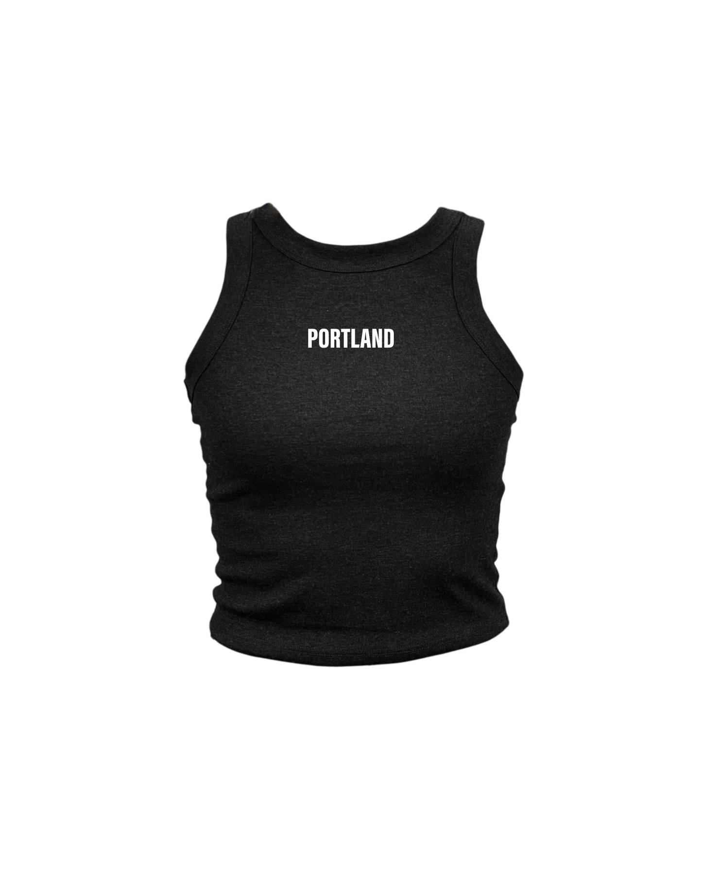 Portland Embroidered High Neck Tank