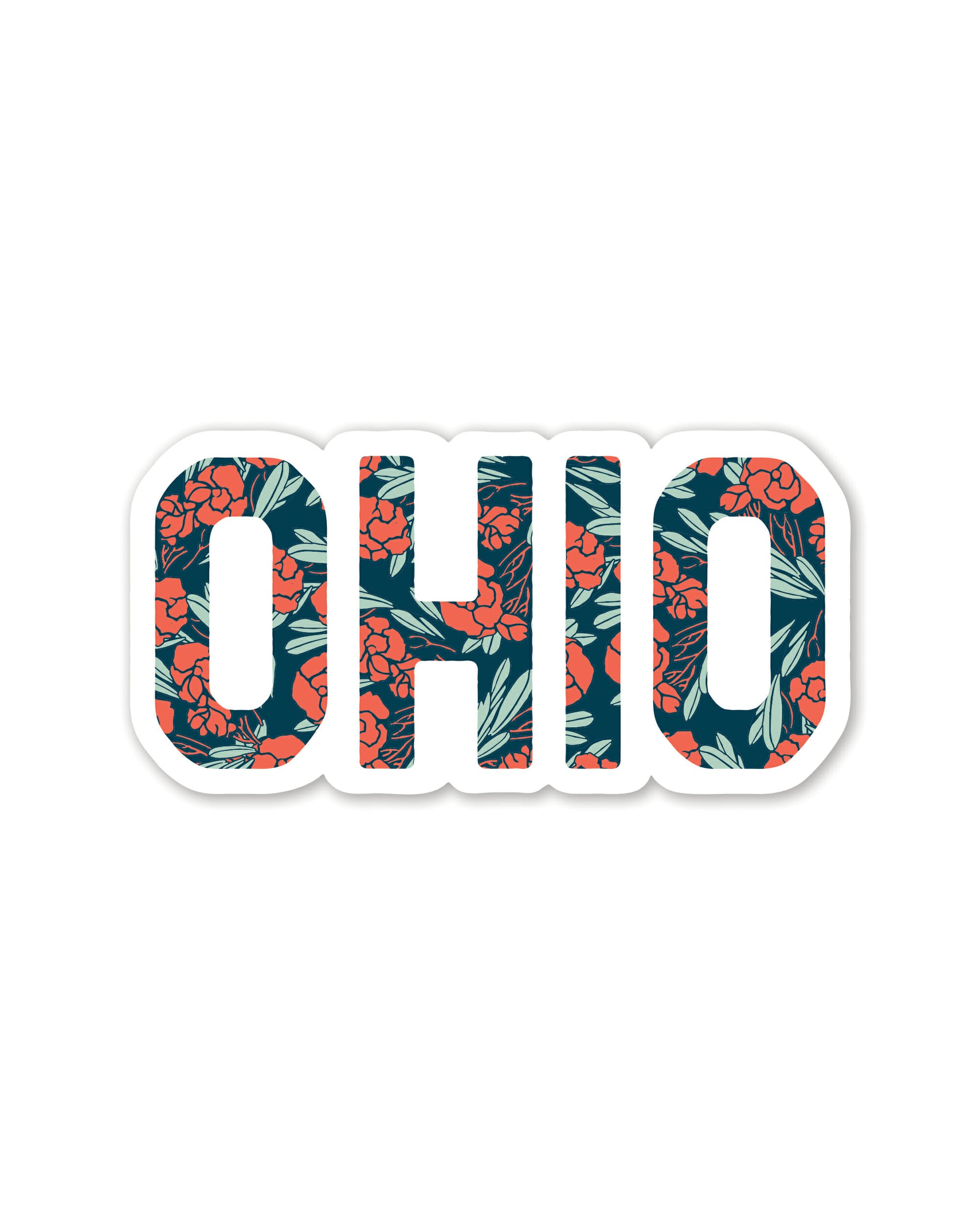 Ohio Floral Sticker