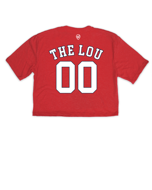 St. Louis Jersey Front/Back Cropped Tee